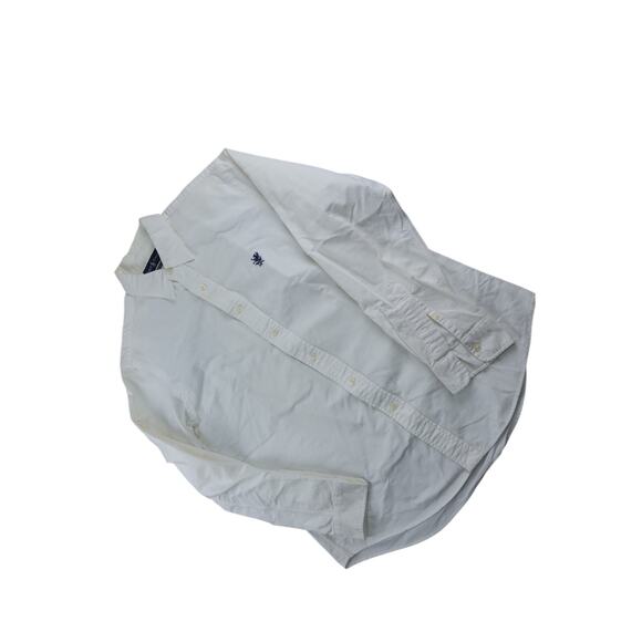 Ralph Lauren White Custom Fit Dress Shirt Men's L - Picture 4 of 8